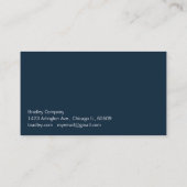 Carte De Visite Boîte bleue II (Dos)