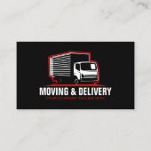 Carte De Visite Boîte Camion Moving & Hauling Service Entreprise (Devant)