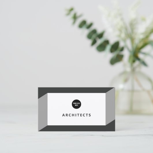 Carte De Visite Boîte de Design d'intérieur Architecture Master Pl (Debout devant)