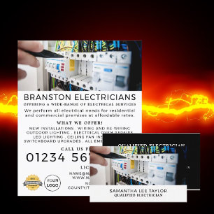 Carte De Visite Boîte électrique, Electricien