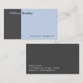 Carte De Visite Boîte grise (Devant / Derrière)