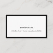 Carte De Visite Boîte professionnelle (Dos)