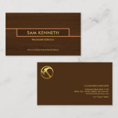 Carte De Visite Boîte spéciale Construction de texture de bois Han (Devant / Derrière)