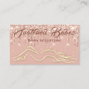 Carte De Visite Boîtes de massage de beauté pour le corps sculpt