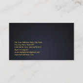 Carte De Visite Boîtes géométriques Abstraites | Décoration or (Dos)