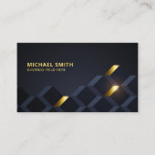 Carte De Visite Boîtes géométriques Abstraites | Décoration or (Devant)