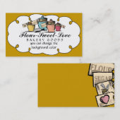 Carte De Visite Boîtes métalliques faites sur commande de cuisine (Devant / Derrière)