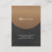 Carte De Visite Boîtier de café rustique logo chalkboard fidélité  (Dos)