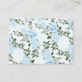 Carte De Visite Boîtier de demande de réservation d'arachide flora (Dos)