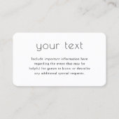 Carte De Visite Boîtier photo minimaliste 100 Pack (Devant)