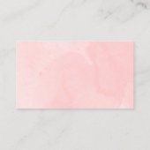 Carte De Visite Boîtier RSVP Floral Sweet 16 Blush (Dos)