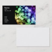 Carte De Visite Bokeh (Devant / Derrière)