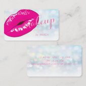 Carte De Visite Bokeh, Lèvres (Devant / Derrière)