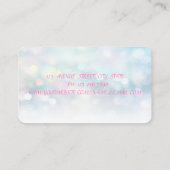 Carte De Visite Bokeh, Lèvres (Dos)