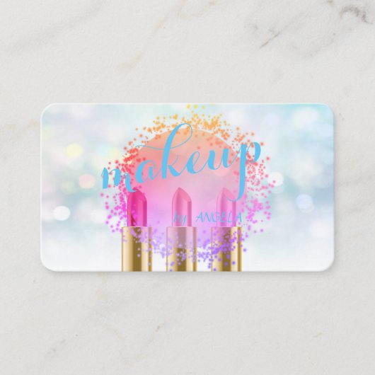 Carte De Visite Bokeh, Lipsticks, Bokeh, Design Moderne (Devant)