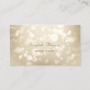 Carte De Visite Bokeh Moderne Élégant