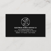Carte De Visite Bokeh (Power Outbreak) (Dos)