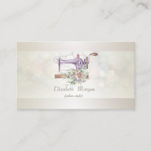 Carte De Visite Bokeh Simple Moderne Professionnel Élégant