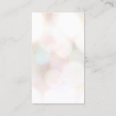 Carte De Visite Bokeh Spray Bottle House Nettoyage Logo Affaires (Dos)