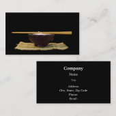 Carte De Visite Bol de nouilles de riz (Devant / Derrière)