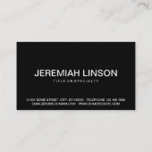 Carte De Visite bold ATTORNEY (Dos)