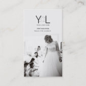 Carte De Visite Bold Photographe code QR Social Media Photo (Devant)