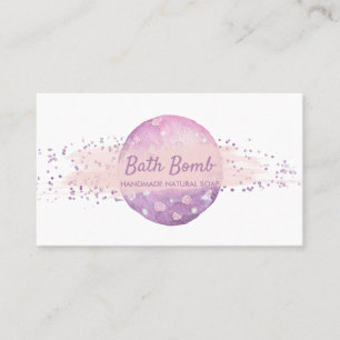 Carte De Visite Bombe de Bain Savon Naturel Spa