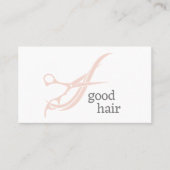 Carte De Visite Bon Cheveux Simple Logo Prochain rendez-vous (Devant)