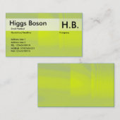 Carte De Visite Bonbon vert jaune (Devant / Derrière)