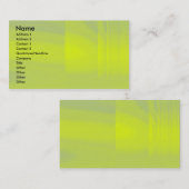 Carte De Visite Bonbon vert jaune (Devant / Derrière)