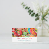 Carte De Visite Bonbons Assortis, Fournitures De Confiserie (Debout devant)