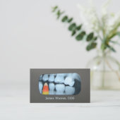 Carte De Visite Bonbons dans les dents Xray (Debout devant)
