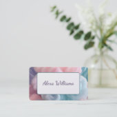 Carte De Visite Bonbons de coton Abstrait (Debout devant)