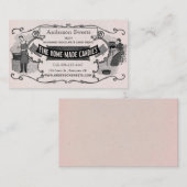 Carte De Visite Bonbons faits maison à sucrerie de rétro style (Devant / Derrière)