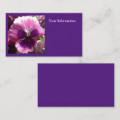 Carte De Visite Bonheur (Devant / Derrière)