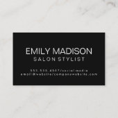 Carte De Visite Bonjour Aquarelle Orange (Dos)