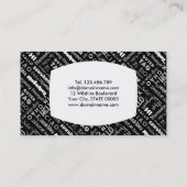 Carte De Visite Bonjour ! Autour du monde (Dos)