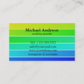 Carte De Visite Bonjour convivial (Dos)