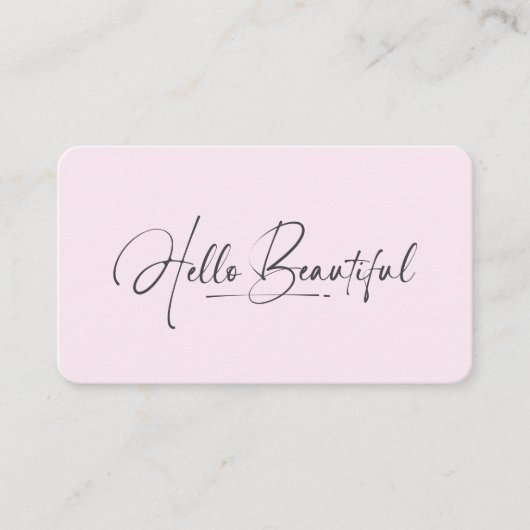 Carte De Visite Bonjour jolie maquilleuse beauté code QR (Devant)