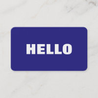 Bonjour simple Bleu clair simple Professionnel