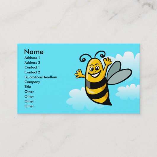 Carte De Visite Bonne Abeille 2 (Devant)