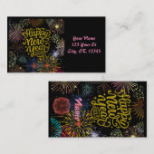 Carte De Visite Bonne année 2023 Thunder_Cove (Devant / Derrière)