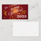 Carte De Visite Bonne année 2025 (Devant / Derrière)