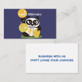 Carte De Visite Bonne chance Fortune (Devant / Derrière)