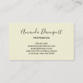 Carte De Visite Bonne dent dentaire souriante mignonne (Dos)