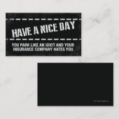 Carte De Visite Bonne Journée ! (Devant / Derrière)