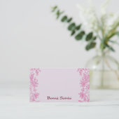 Carte de visite Bonne Soirée (Debout devant)