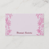 Carte de visite Bonne Soirée (Devant)