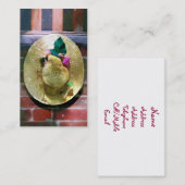 CARTE DE VISITE BONNET (Devant / Derrière)