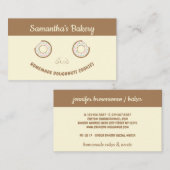 Carte De Visite Bons gâteaux à la beigne (Devant / Derrière)